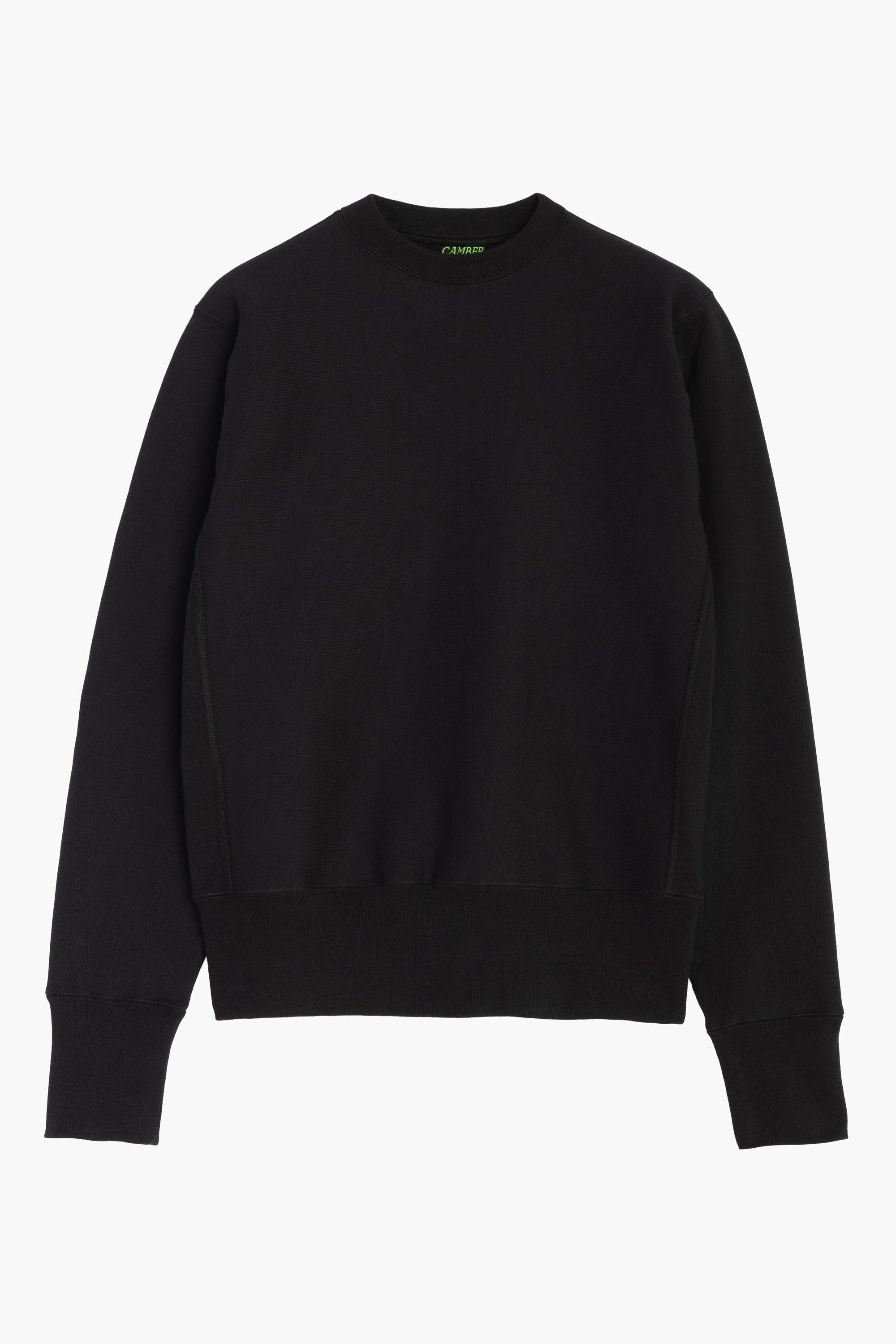 CAMBER USA - Black Max-weight Crewneck Sweatshirt – suuupply