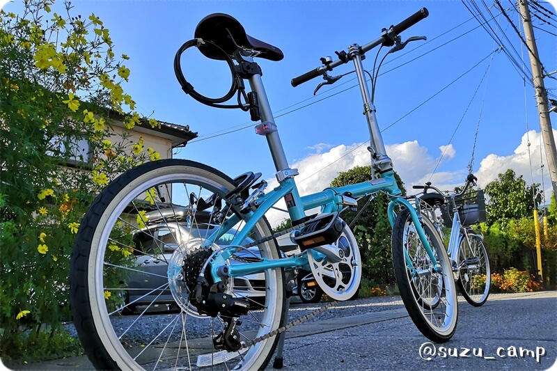 ゆるキャン△愛ここに極まれり？】折り畳み自転車「DAHON Boardwalk D7