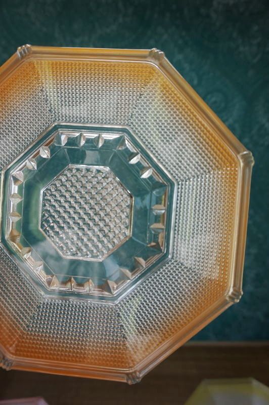 東洋ガラス 八角形ガラス皿 カラフル色ガラスプレートセット 4枚組 GUS320