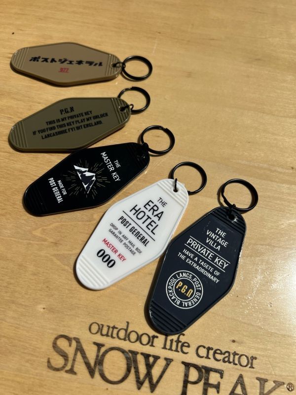 POST GENERAL】ポストジェネラルTHE HOTEL KEY HOLDER / ザ ホテル