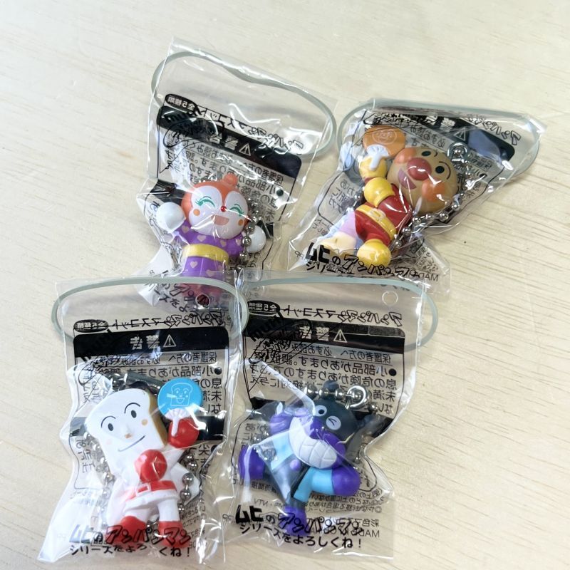 非売品 ムヒのアンパンマン卓球 キーホルダーセット