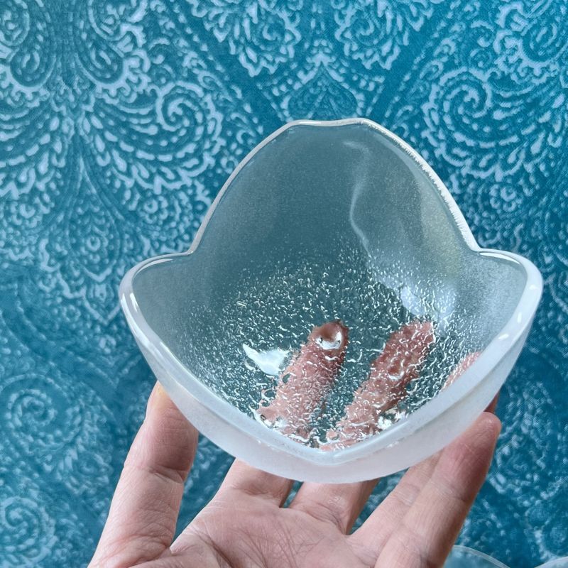 佐々木ガラス 和風硝子器 姫友禅 変わりガラス小鉢5個セット