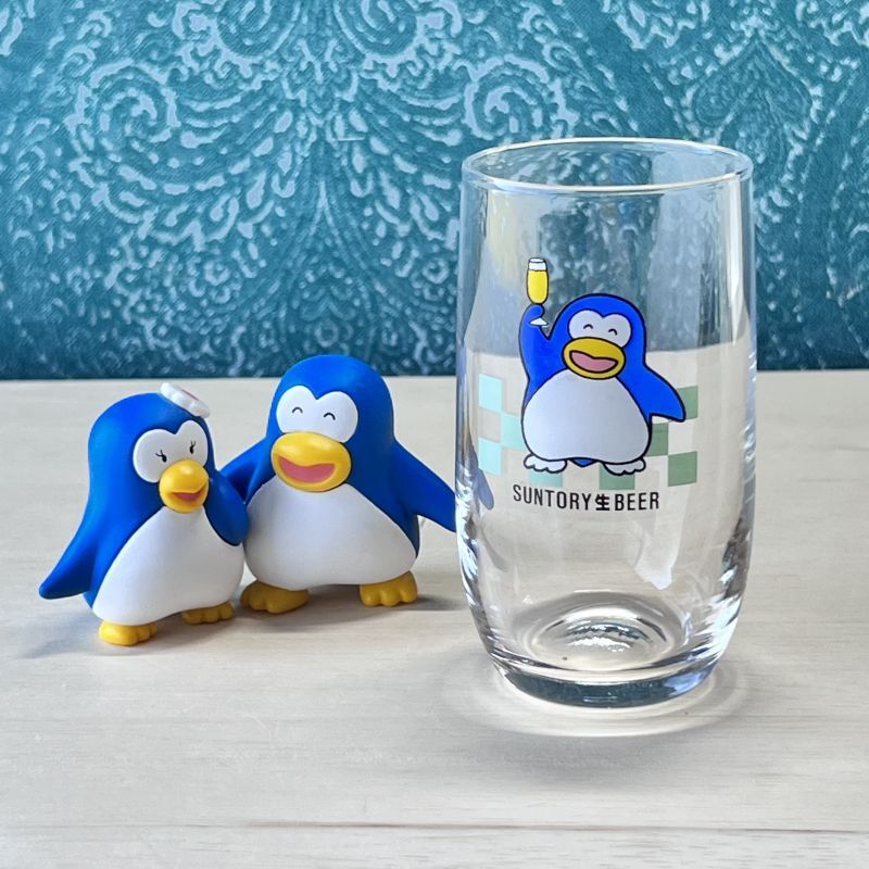 SUNTORYサントリービールペンギングラス ノベルティグラス パピプ