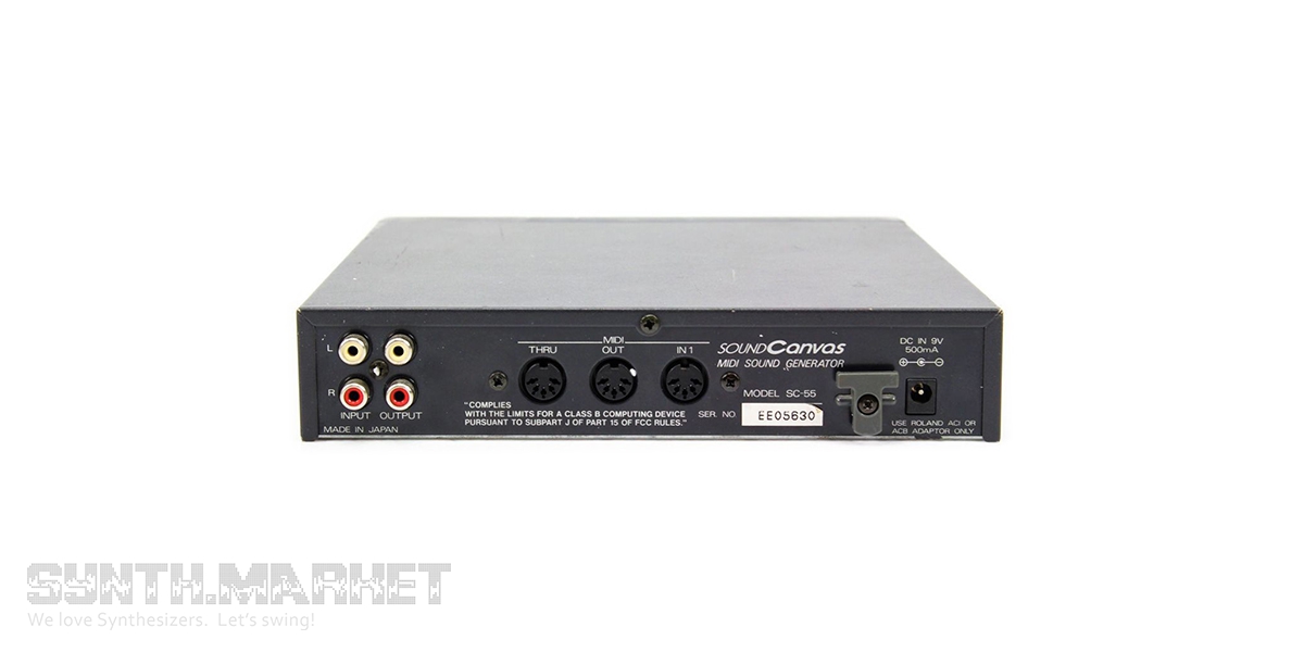 Roland MIDIインターフェース SOUND Canvas SC-55 動作品 Roland Sound