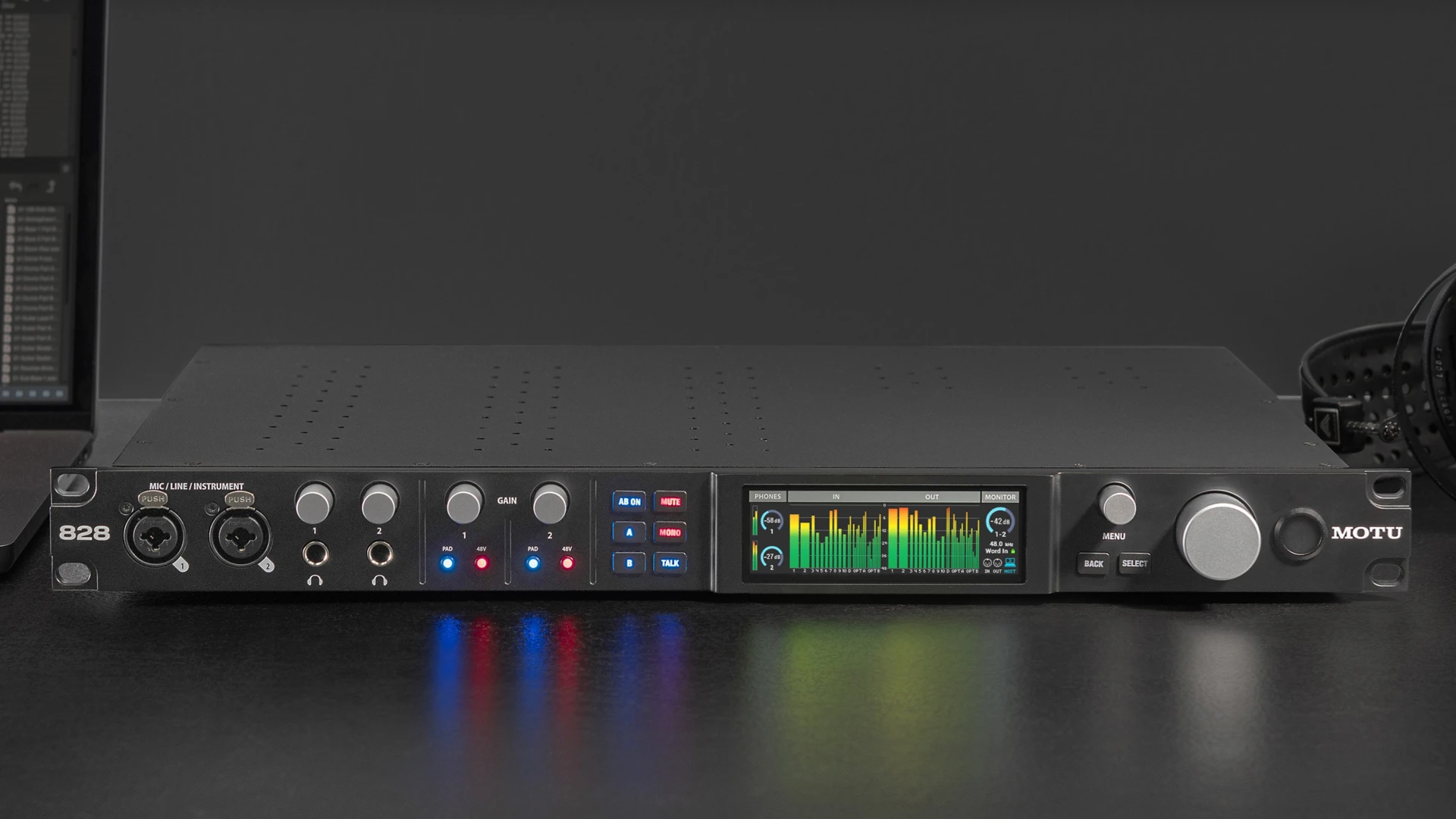 MOTU 828, popular audio interface gets a major design and feature
