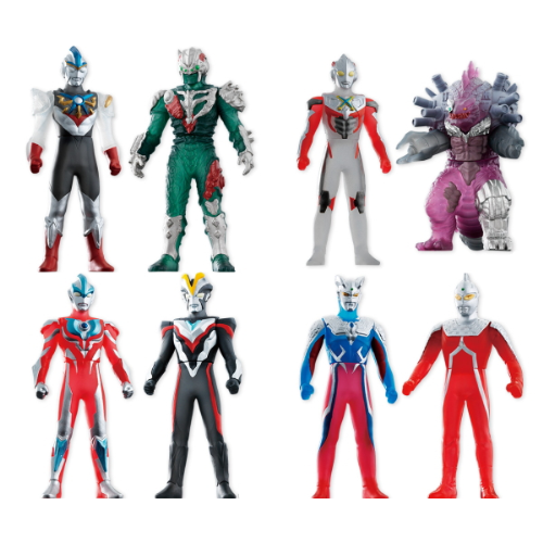 食玩王国オフィシャルウェブサイト ソフビヒーローVSウルトラ対決