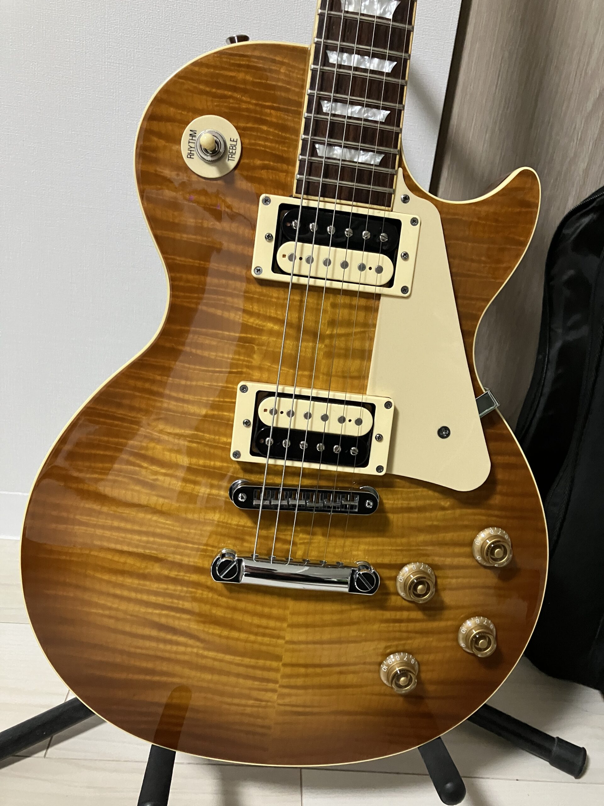 評価良いぞ】Bacchus BLS-700FM レスポールタイプを実際に買ったので